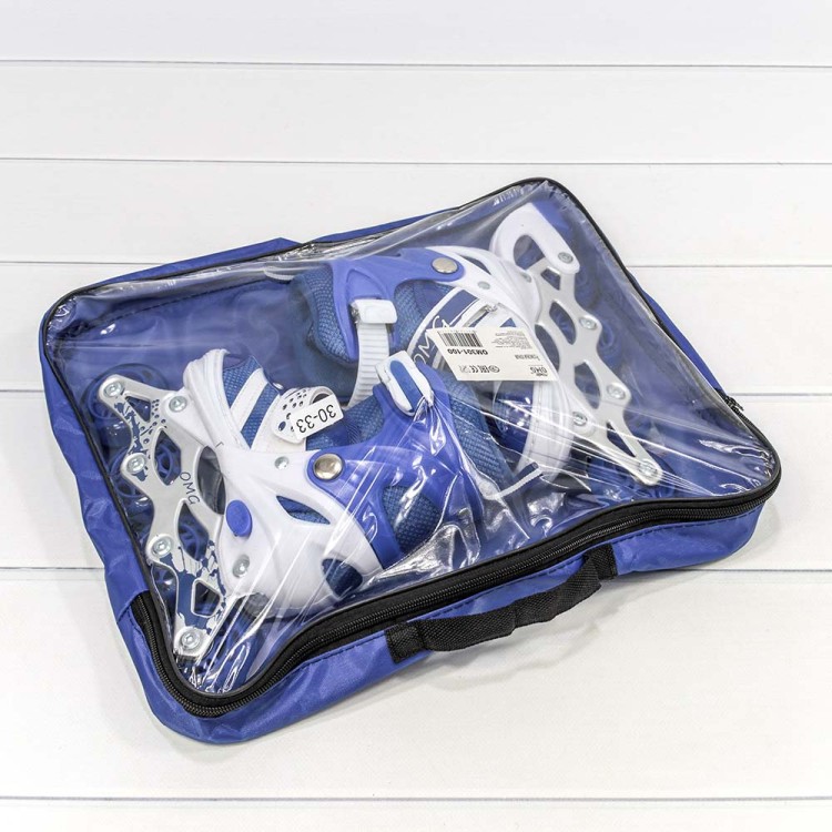 000301-100 Роликовые коньки S (30-33) со светящимися колесами (ассортимент) 1/6