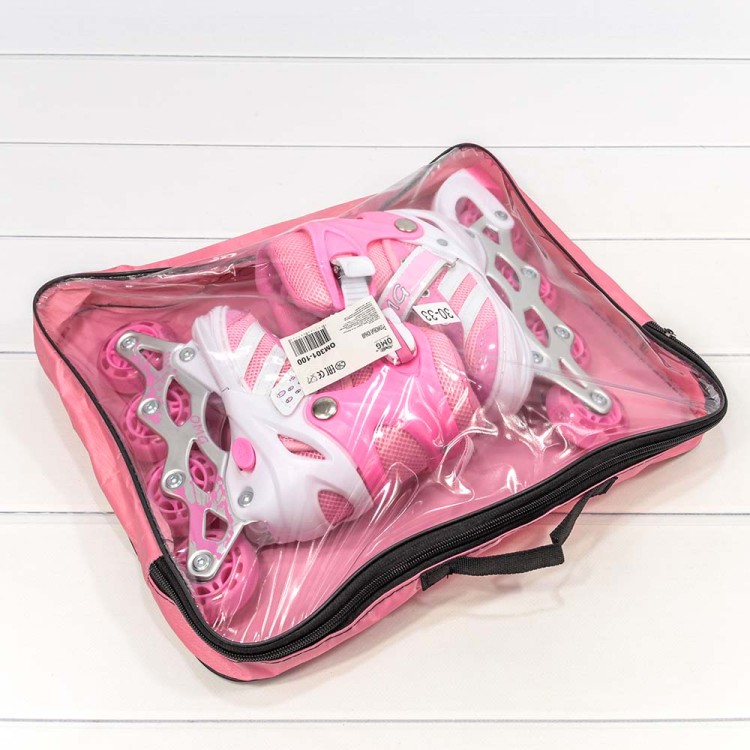 000301-100 Роликовые коньки S (30-33) со светящимися колесами (ассортимент) 1/6