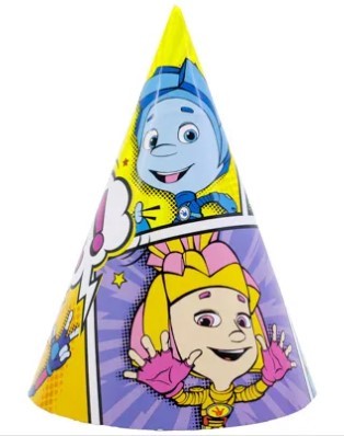 1501-5305 Колпаки Фиксики Комиксы, 6 штук