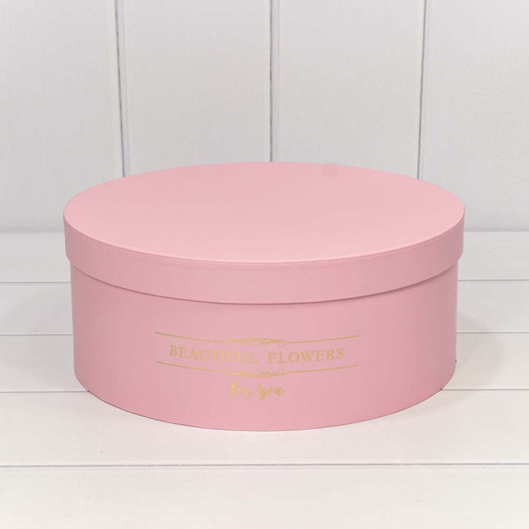 720886/11 Коробки Круглые Набор 1/5 31*12,5 "Beautiful Flowers" Розовый 1/8