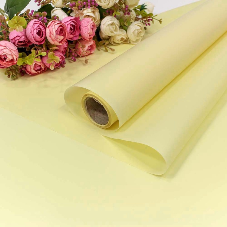 001357/2 Плёнка 0,58*10м матовая однотонная 50мкм Бежевый-2 1/30