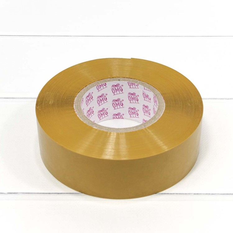 000999-12 Упаковочная клейкая лента 50мм*300м Жёлтый 1/20