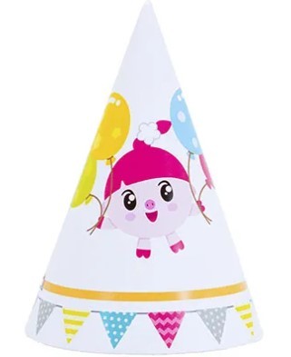 1501-4989 Колпачки Малышарики Флажки, 6 штук