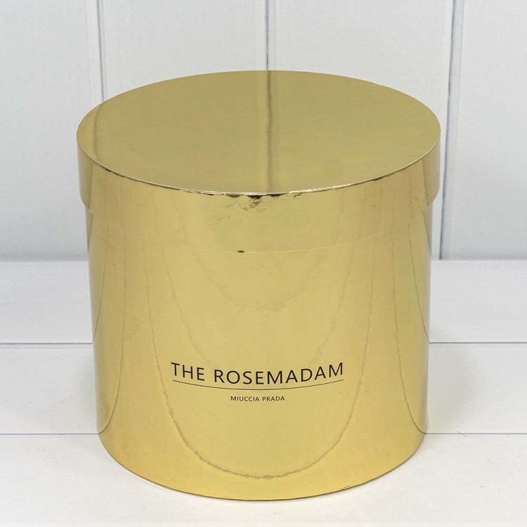 721618/2 Коробки Цилиндр Набор 1/6 25*22,5 "The Rosemadam" Золотой 1/8