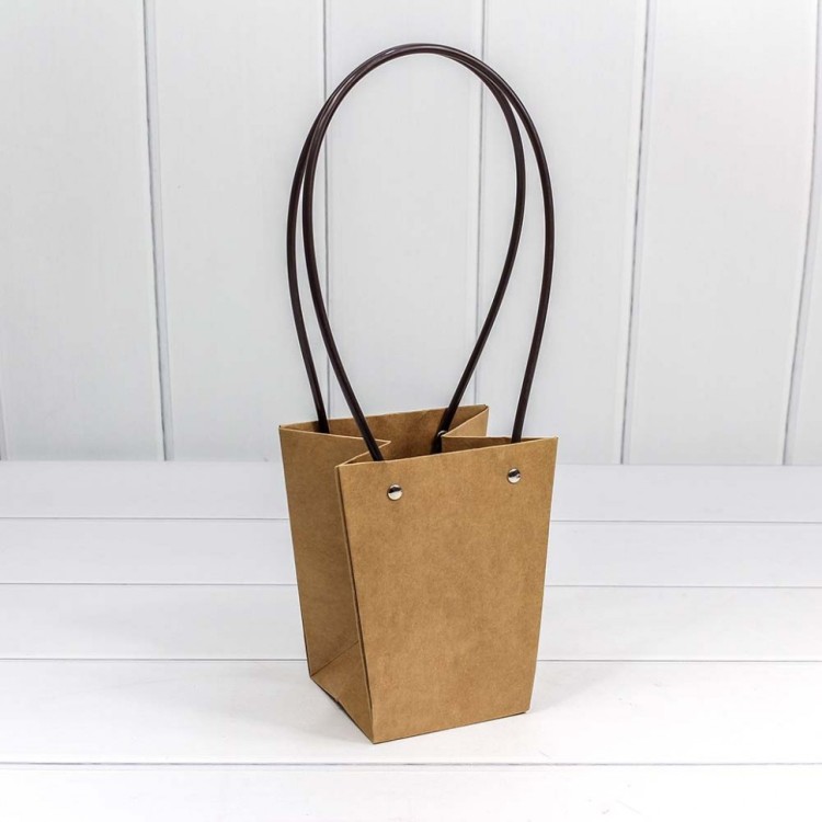 000171G Крафт сумка для цветов 15.5*13*9.5 см натуральный 1/10 1/150 000171G Крафт сумка для цветов 15.5*13*9.5 см натуральный 1/10 1/150