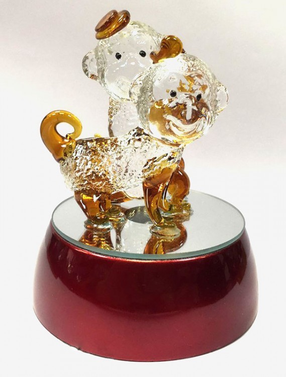 XH106-4 Пара обезьян с подсветкой