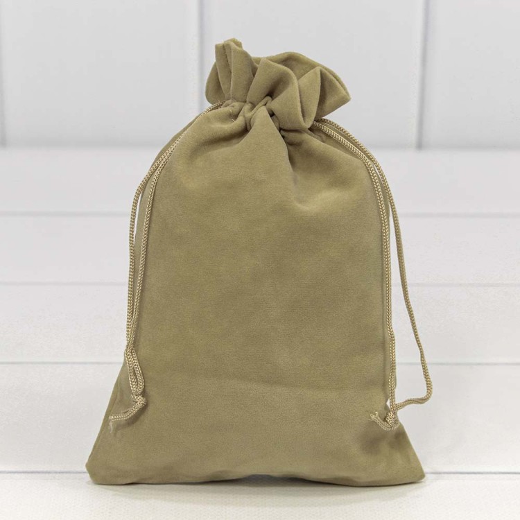 000811G/52 Мешочки бархатные 14*20 Кофе с молоком 1/25 1/1500 000811G/52 Мешочки бархатные 14*20 Кофе с молоком 1/25 1/1500