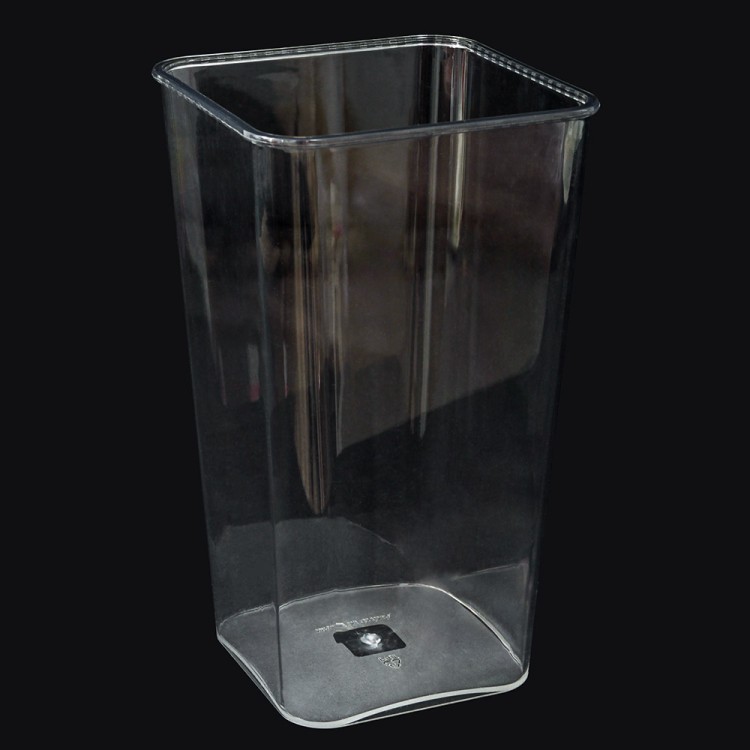 820/1 Ваза акриловая квадратная 14*14*24,5 1/40