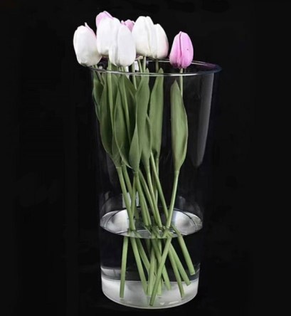 821/1 Ваза акриловая круглая 16*24,5 1/40	