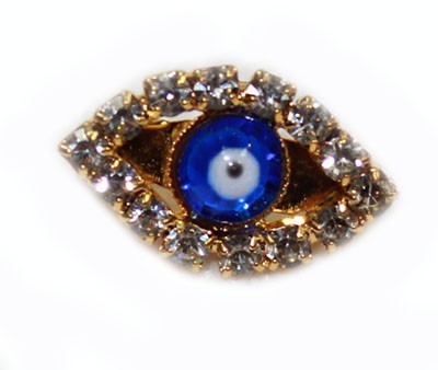 200-17 Булавка (под золото) "Глаз" 20 мм
