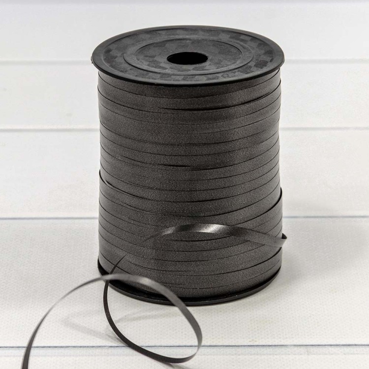 500581/16 Лента Полипропилен (бобина) 0,5см*500ярд Чёрный 1/5 1/40