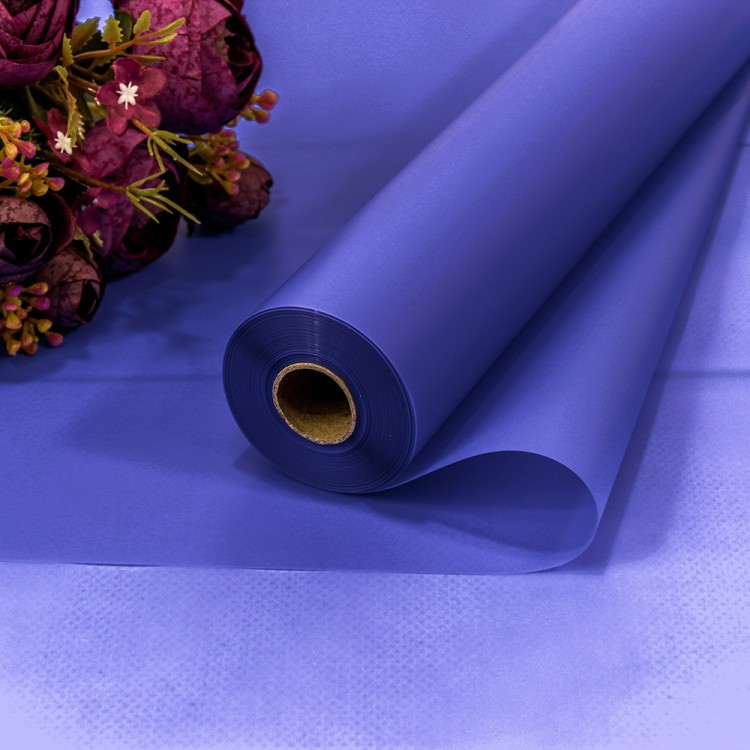 1857/2726 Плёнка 58см 800г матовая однотонная 55мкм Синий 1/12 1857/2726 Плёнка 58см 800г матовая однотонная 55мкм Синий 1/12