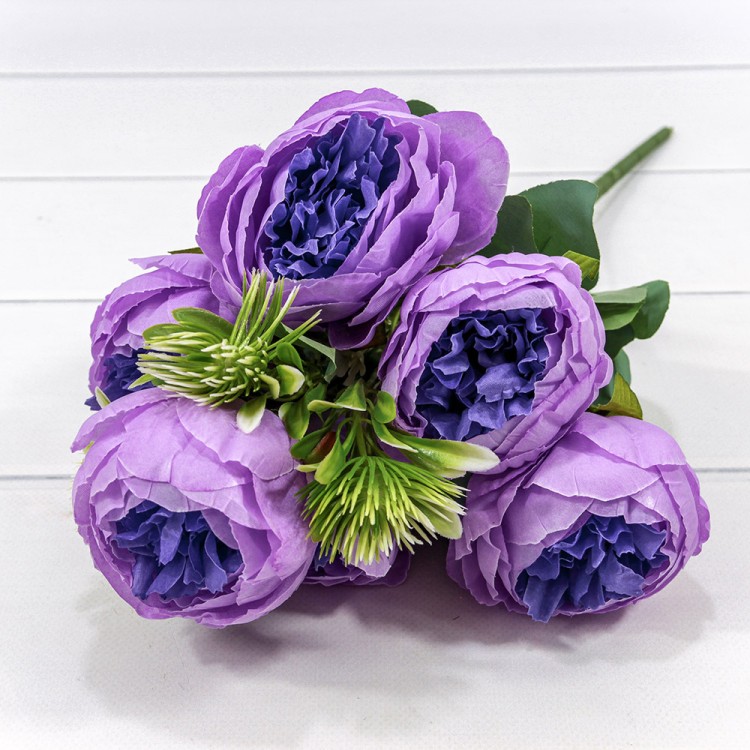 303-06-047/06 Искусственные цветы Пион (6 Цветов) 47 см Сиреневый 1/1 303-06-047/06 Искусственные цветы Пион (6 Цветов) 47 см Сиреневый 1/1