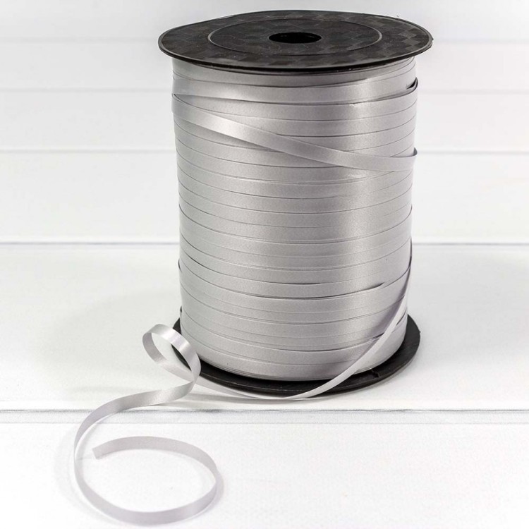 500581/3 Лента полипропиленовая 0,5 см*500 ярдов серый (бобина) 1/5 1/40