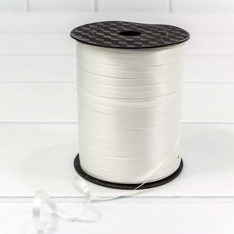 500581/7 Лента Полипропилен (бобина) 0,5см*500ярд Белый 1/5 1/40