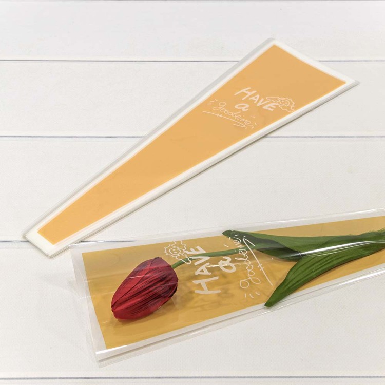 001550/2	Плёнка в листах "Конус для цветов" 12,5*4*40 (30 шт.) Белая рамка 1/200