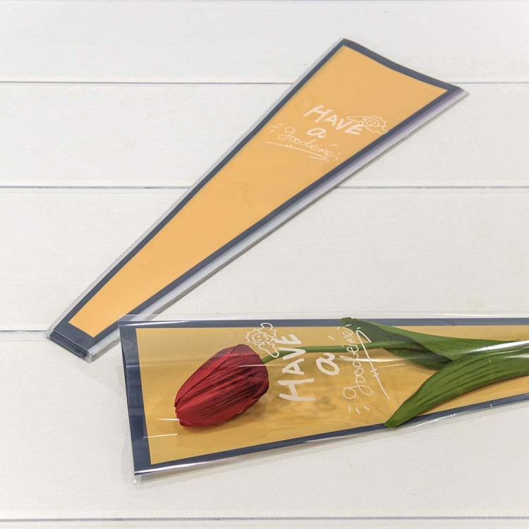 001550/5	Плёнка в листах "Конус для цветов" 12,5*4*40 (30 шт.) Синяя рамка 1/200