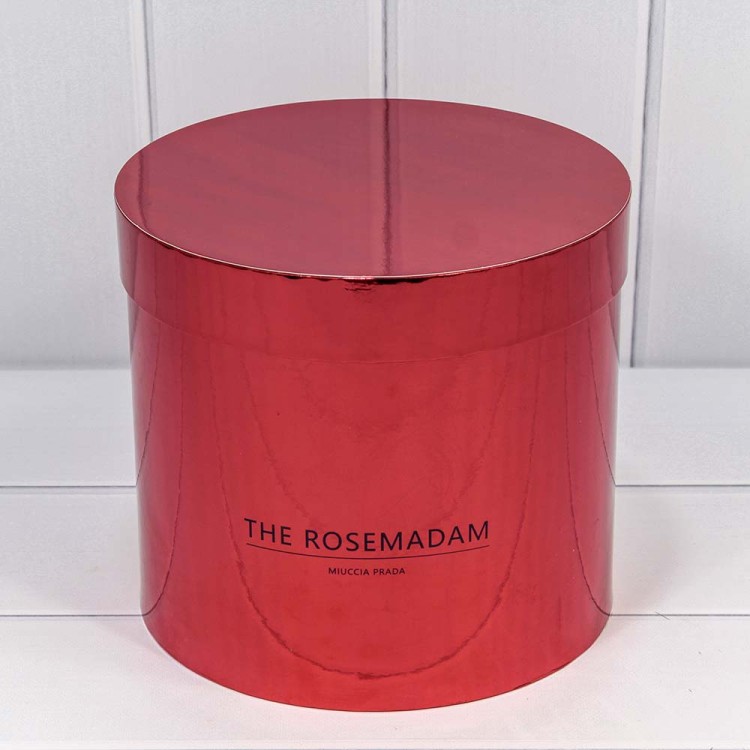 721618/4 Коробки Цилиндр Набор 1/6 25*22,5 "The Rosemadam" Красный 1/8 