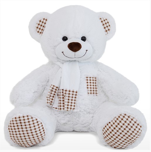 МТоф/45/31 Медведь Тоффи 85см белый