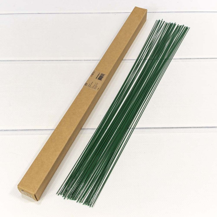 420060/11 Проволока 1,1мм*40см Зелёный 1кг 1/15