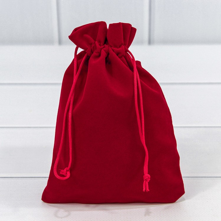 000811G/101 Мешочки бархатные 14*20 класс Б Красный 1/25 1/1500 000811G/101 Мешочки бархатные 14*20 класс Б Красный 1/25 1/1500