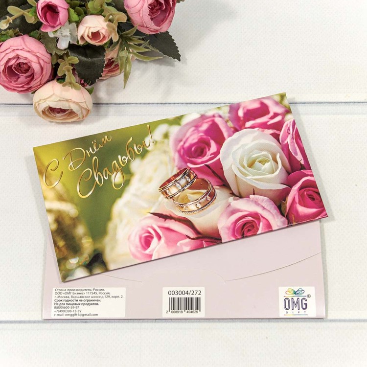 003004/272 Конверт подарочный 16,5*9см 1/10 1/250 003004/272 Конверт подарочный 16,5*9см 1/10 1/250