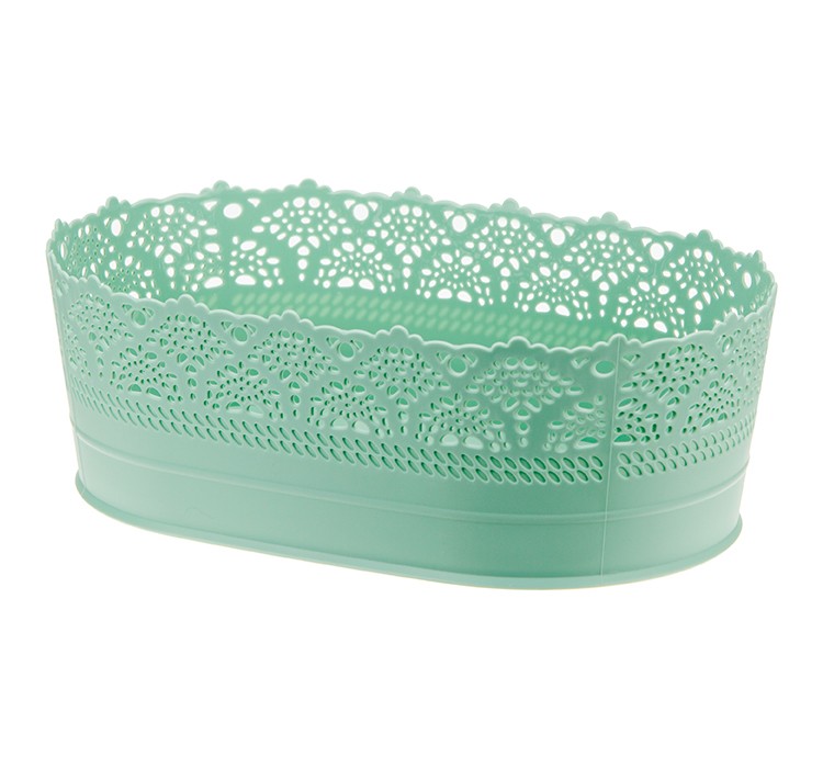 М1191 Кашпо АЖУР 28см Фисташковый