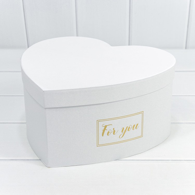 720911/3 Коробки "Сердце" Набор 1/5 27*26*13 Белый 1/12