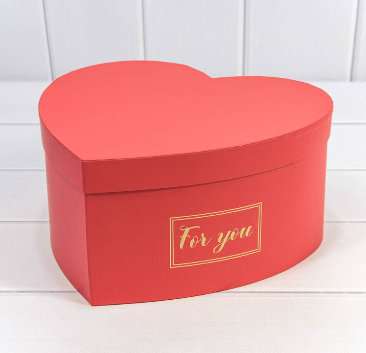 720911/2 Коробки "Сердце" Набор 1/5 27*26*13 Красный 1/12