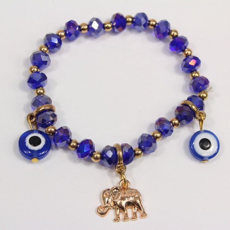 200134 Браслет с подвеской слона 6,5 см