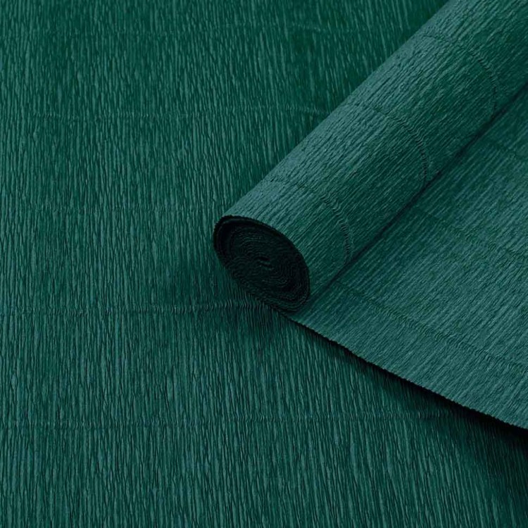 000560 Бумага гофрированная Темно-лазурный 50*250 180г 1/60