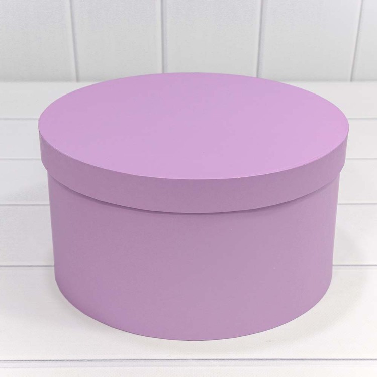 721814/1537 Коробки Круглые Набор 1/10 27,5*14,7 Сиреневый 1/6