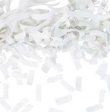 1501-4770 Хлопушка Бумфети 30см конфетти белое