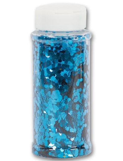 1501-4128 Блестки Конфетти д/декора голубые 90гр/G