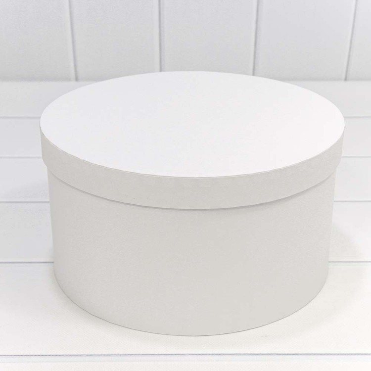 721814/417 Коробки Круглые Набор 1/10 27,5*14,7 Белый 1/6