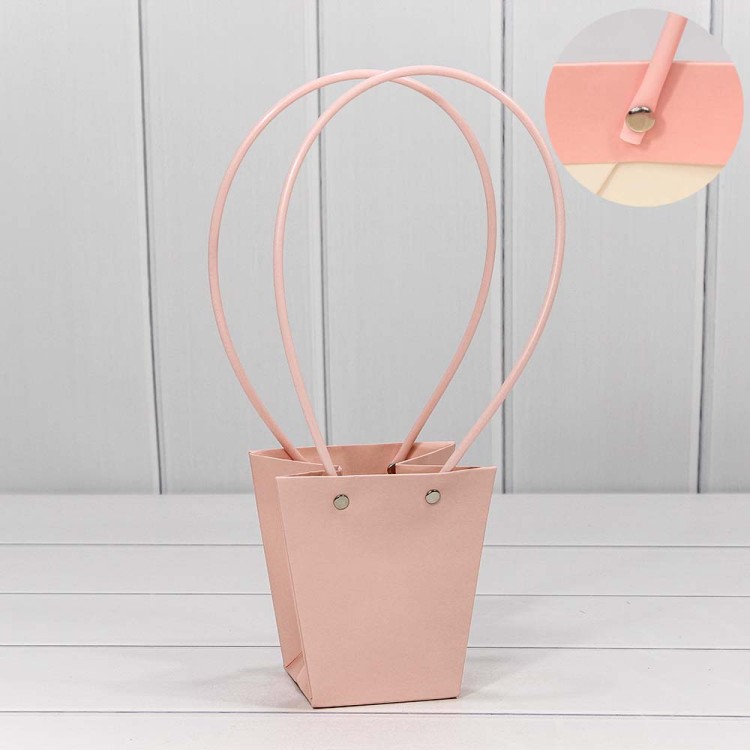 000171H/2 Пакет подарочный "Ваза для цветов" 12,5*12*8 Розовый 1/10 1/200 000171H/2 Пакет подарочный "Ваза для цветов" 12,5*12*8 Розовый 1/10 1/200