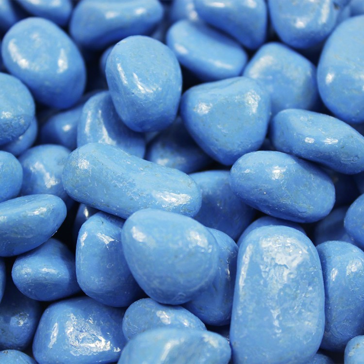 301789740A04 Галька цветная крупная голубая (фракция 10-15 мм) вес: 760г, объем: 400мл