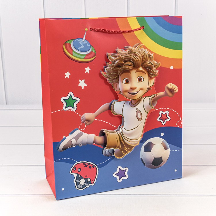 000267C	Пакет подарочный с 3D аппликацией "Детский" (микс 267) 26*32*10 210г 1/20 1/240