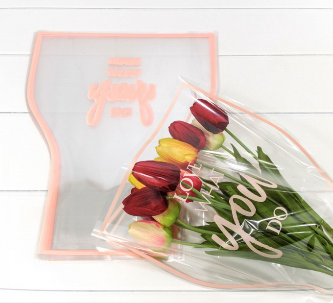 001510/2 Пакет "Конус для цветов" 36*20*45 (30 шт.) Розовая рамка 1/100 001510/2 Пакет "Конус для цветов" 36*20*45 (30 шт.) Розовая рамка 1/100