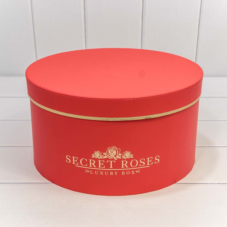 720885/3 Коробки Круглые Набор 1/5 30*16 "Secret Roses" Красный 1/8