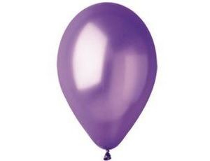1102-0437 Шарики воздушные из латекса 5"/34 Металлик Purple (100 шт.)